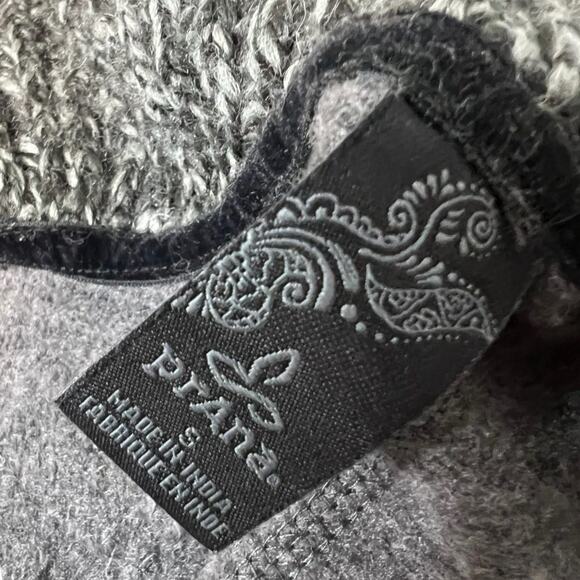 Prana Demure Charcoal Gray Open Draped Cardigan Sweater small - Picture 5 of 8